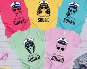 Disney Cruise Squad Shirt -  Princesses, Mickey Mouse & Friends, All Disney Characters