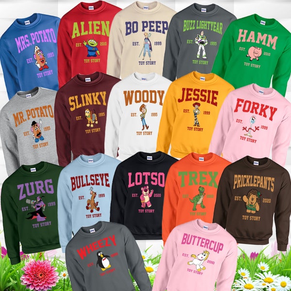 Disney Toy Story Sweatshirt & Hoodies, Disney Family Trip Hoodie, Woody Sweatshirt, Jessie  Hoodie, Toy Story Fun Gift