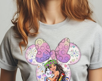 Disney Princess Moana Shirt, Disney Vacation Shirt, Disney Girl Shirt, Disney Matching Shirt, Princess Fun Gift, Princess Birthday Tee