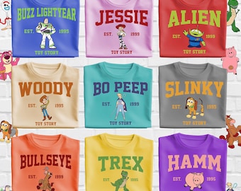 Toy Story Characters Shirt, Disneyland Trip Tee