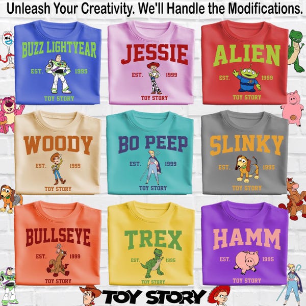 Toy Story Characters Shirt, Disneyland Trip Tee