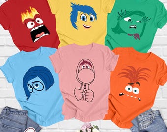 Inside Out 2 Family Shirts, Disneyland Trip Matching Tees