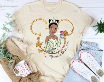 Disney Princess Tiana Shirt, Disney Vacation Shirt, Girl Shirt, Disney Matching Shirt, Princess Fun Gift, Disneyworld shirt