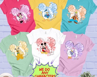 Mickey and Friends Shirt: Disney Characters Tee (Unisex Sizes)