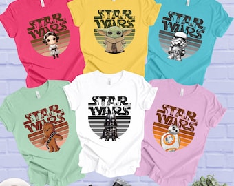 Star Wars Shirt, Star Wars Matching Shirt, Star Wars Custom Shirts, Disney Star Wars Shirt