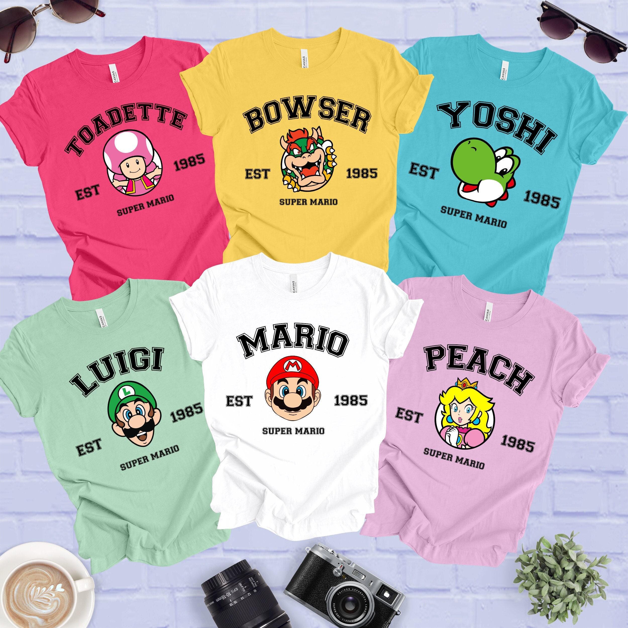 Super Mario Shirt, Super Mario Matching Shirt, Mario and Friends Shirts, Super Mario Fan Shirt, Family Vacation Shirt