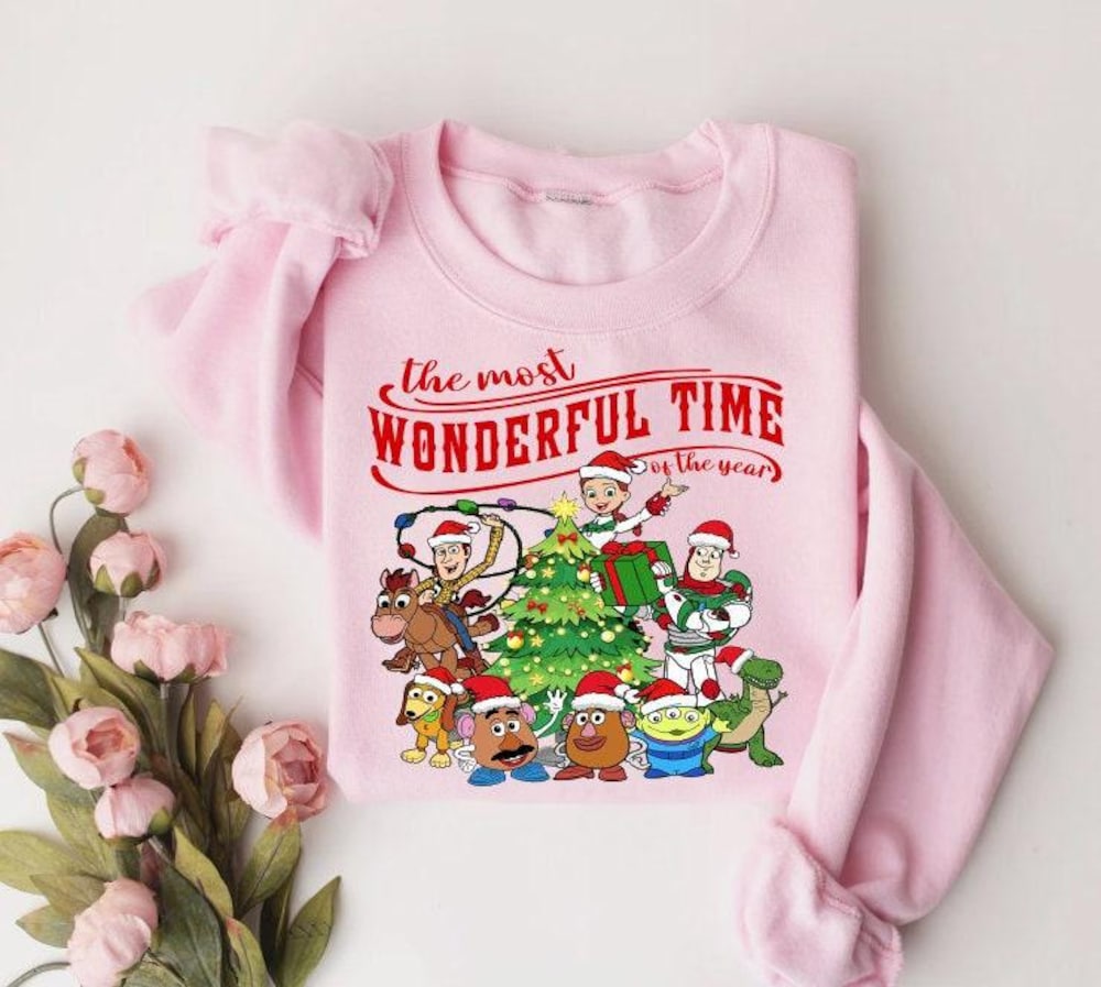 Disney Toy Story Christmas Sweatshirt & Hoodies, Disney Family Trip Hoodie, Buzz Hoodie, Forky Hoodie, Toy Story Fun Gift, Christmas Gift Trendy Fashion