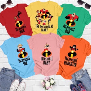 Incredibles Shirt, Disney Family Trip Shirt, Dash Shirt, Edna Shirt, Incredible Fun Gift, Incredibles Fun Shirt