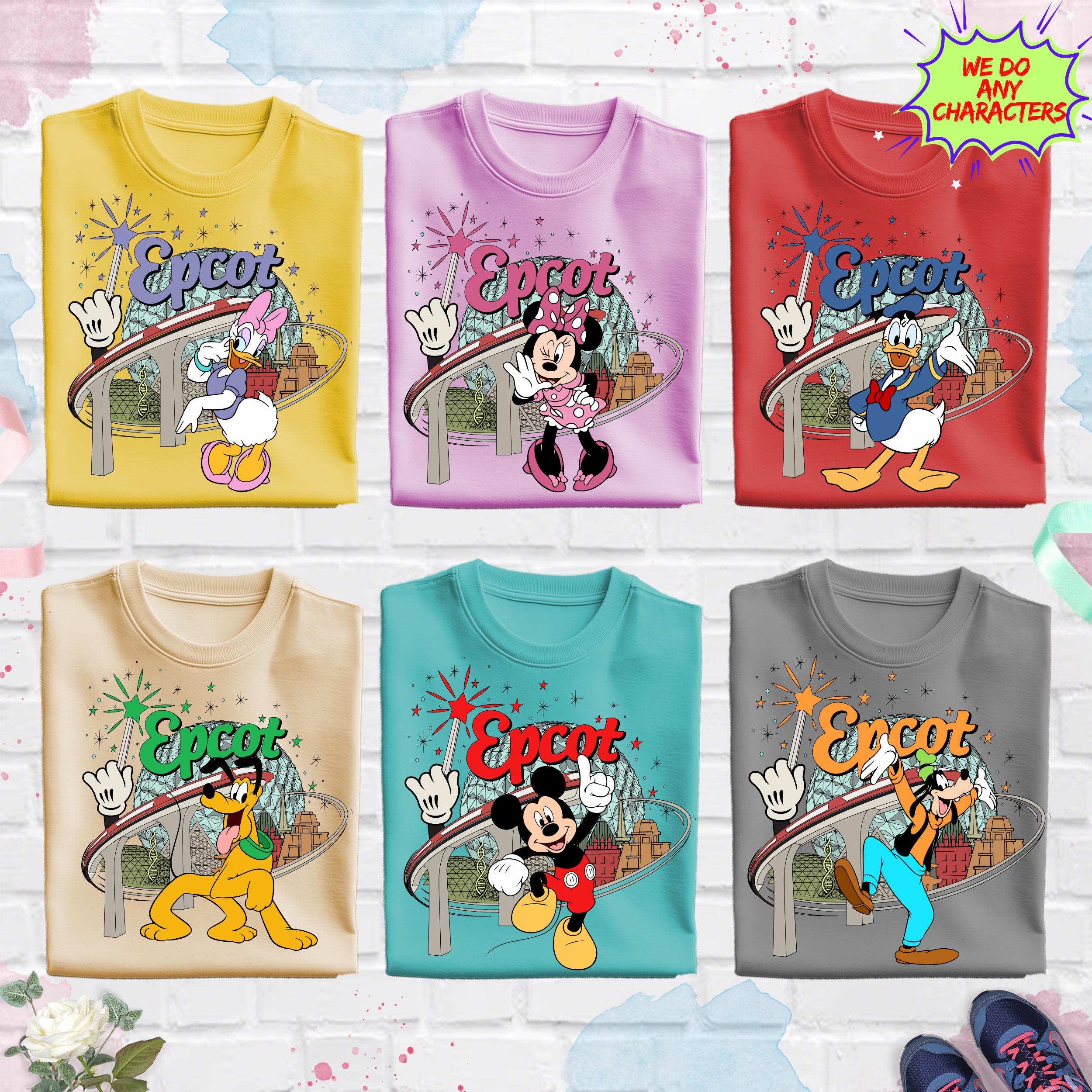 Disney Epcot Shirt, Disney Festival Shirts, Mickey Mouse and Friends  Epcot Shirt, Disney Group Shirt, Disney Family Trip Shirt, Disney Fun