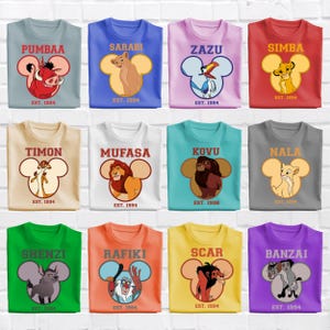 Disney Lion King Shirt, Animal Kingdom Shirt, Disneyland Trip Shirt, Simba Shirt, Mufasa Shirt, Lion King Circle of Life Fun Shirts