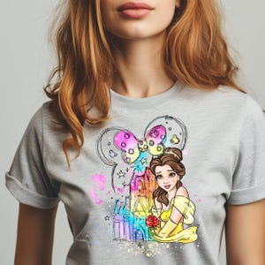 Disney Princess Belle Shirt, Disney Vacation Shirt, Disney Girl Shirt, Disney Matching Shirt, Princess Fun Gift, Princess Birthday Tee