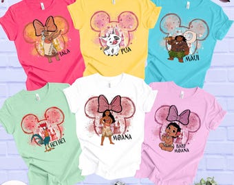 Moana Princess Shirt: Disney Vacation Tee for Girls