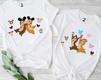 Chip n Dale Shirt, Disney Character Shirt, Chip n Dale Snacks Shirt, Disneyland Trip Shirt, Chip N Dale Fun Gift
