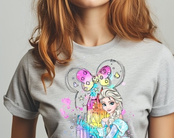 Disney Princess Elsa Shirt, Disney Vacation Shirt, Disney Girl Shirt, Disney Matching Shirt, Princess Fun Gift, Princess Birthday Tee