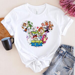 Camiseta con personajes de Toy Story, viaje a Disneyland, camiseta a juego para toda la familia imagen 1