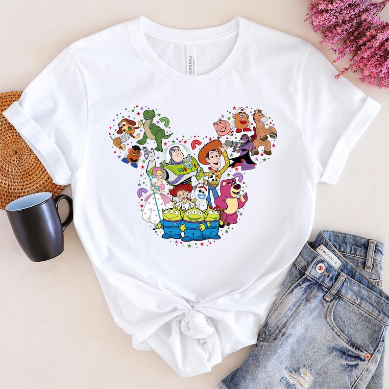 Camiseta con personajes de Toy Story, viaje a Disneyland, camiseta a juego para toda la familia imagen 1