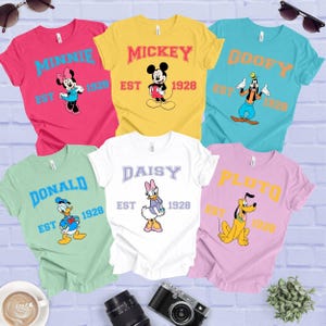 Disney Mickey and Friends Shirt: Mickey, Minnie, Donald & Goofy