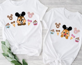 Chip n Dale Snacks Shirt, Disneyland Trip Shirt