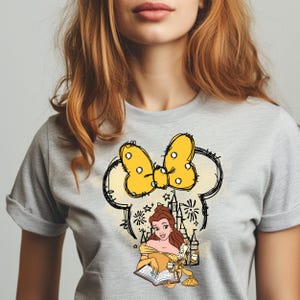 Disney Princess Belle Shirt, Disney Vacation Shirt, Disney Girl Shirt, Disney Matching Shirt, Princess Fun Gift, Princess Birthday Tee