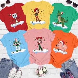 Disney Toy Story Christmas Shirt, Toy Story Christmas Gift, Disney Vacation Shirt, Buzz, Rex & Slinky Shirt, Toy Story Fun, Christmas Gift