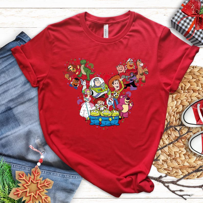 Camiseta con personajes de Toy Story, viaje a Disneyland, camiseta a juego para toda la familia imagen 4