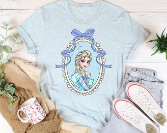 Elsa Princess Shirt, Disneyland Castle Tee, Disney Kids Shirt