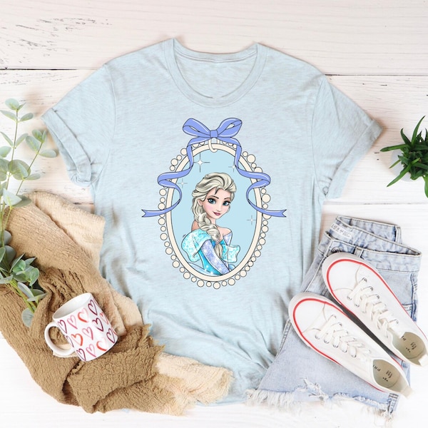 Elsa Princess Shirt, Disneyland Castle Tee, Disney Kids Shirt
