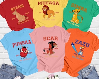 Disney Lion King Shirt, Animal Kingdom Shirt, Disneyland Trip Shirt, Simba Shirt, Mufasa Shirt,  Lion King Circle of Life Fun Shirt