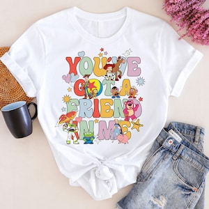 You&#39;ve Got A Friend In Me Shirt, Toy Story Shirt,Disney World Toy Story T Shirt,Toy Story Movie Characters Shirt, Disney Friends Shirt