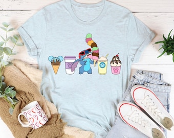 Disney Stitch Snacks Shirt, Disneyland Trip Shirt, Stitch Fun Gift, Matching Shirt, Birthday Gift, Disneyworld shirt