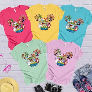 Camiseta con personajes de Toy Story, viaje a Disneyland, camiseta a juego para toda la familia imagen 2