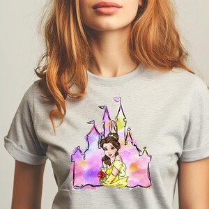 Disney Princess Belle Shirt, Disney Vacation Shirt, Disney Girl Shirt, Disney Matching Shirt, Princess Fun Gift, Princess Birthday Tee