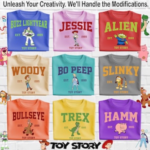 Toy Story Characters Shirt, Disneyland Trip Shirt, Toy Story Fun Gift, Toy Story Birthday Gift, Toy Story Fun T-shirt