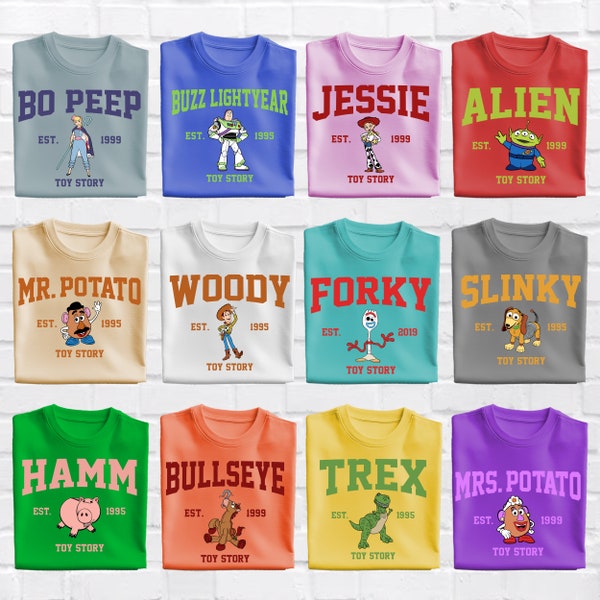 Toy Story Characters Shirt, Disneyland Trip Shirt, Toy Story Fun Gift, Toy Story Birthday Gift, Toy Story Fun T-shirt