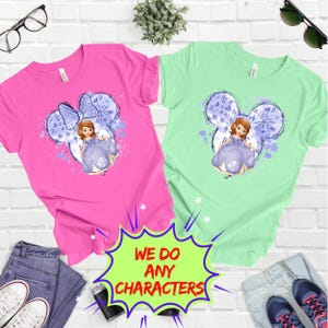 Disney Princess Sofia Shirt, Disney Vacation Shirt, Disney Girl Shirt, Disney Matching Shirt, Princess Fun Gift, Princess Birthday Tee