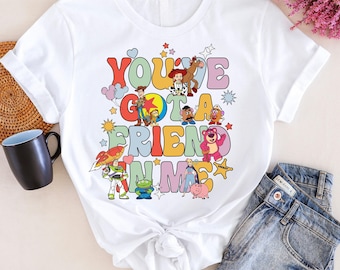 You've Got A Friend In Me Shirt, Toy Story Shirt,Disney World Toy Story T Shirt,Toy Story Movie Characters Shirt, Disney Friends Shirt