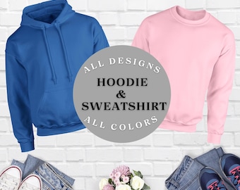 Customizable Sweatshirt or Hoodie, Personalized Gift