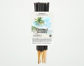 COCONUT SHORES Incense, Hawaii Vacation Fragrance Sticks