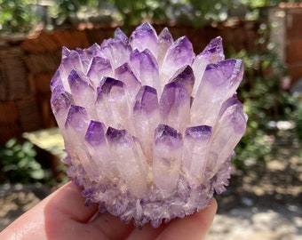 Natural Purple Quartz Cluster,Quartz Vug,Crystal Cluster,Crystal Heal,Mineral Samples,Home Decoration,Crystal Gifts,Reiki healing,300G-400G+