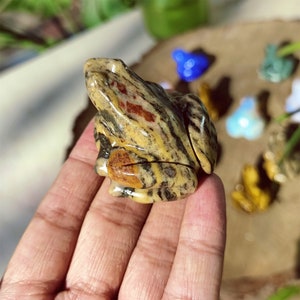 Natural Mixed quartz frog,Lushan jade frog,Quartz Crystal frog,Crystal animal,Home Decoration,Crystal Gifts,Reiki Healing,Crystal chakra 1PC Bild 10