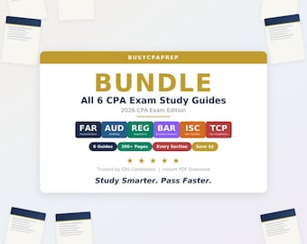 CPA Exam Case Guide Bundle | Alle 6 Schnitte 2026 (Digitaler Download)