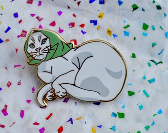 Babushkat Enamel Pin