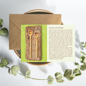 Cartolina Paradiso e Inferno Storia Carta Mindfulness Detti Cita Storia Regalo