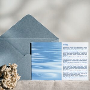 Cartolina Silent Story Card Mindfulness Sayings Quote History Gift