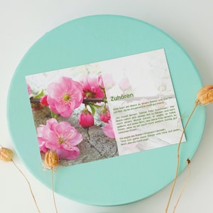 Cartolina Ascolta Storia Carta Mindfulness Detti Cita Storia Regalo