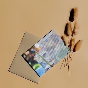 Cartolina Bicchiere Acqua Storia Carta Mindfulness Detti Cita Storia Regalo