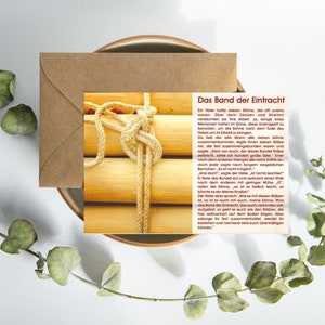 Cartolina Banda della Concordia Storia Carta Mindfulness Detti Citazione Storia Regalo