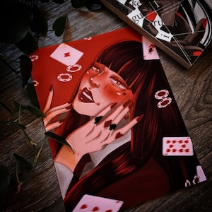 Gambling Babe Print