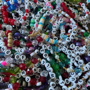 Taylor Swift bracelet pack for trading at The Eras Tour | pack of 10 friendship bracelets image 7