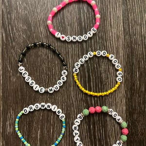 Jessie Murph bracelet pack | friendship bracelets for trading at concerts